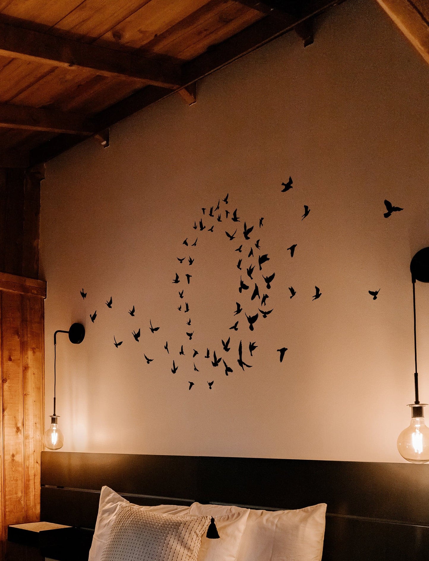 Birds Flying in Circular Pattern Wall Decal Sticker. #7030