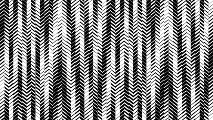 Black and White Minimal Retro Stripes Pattern Wallpaper. #7033