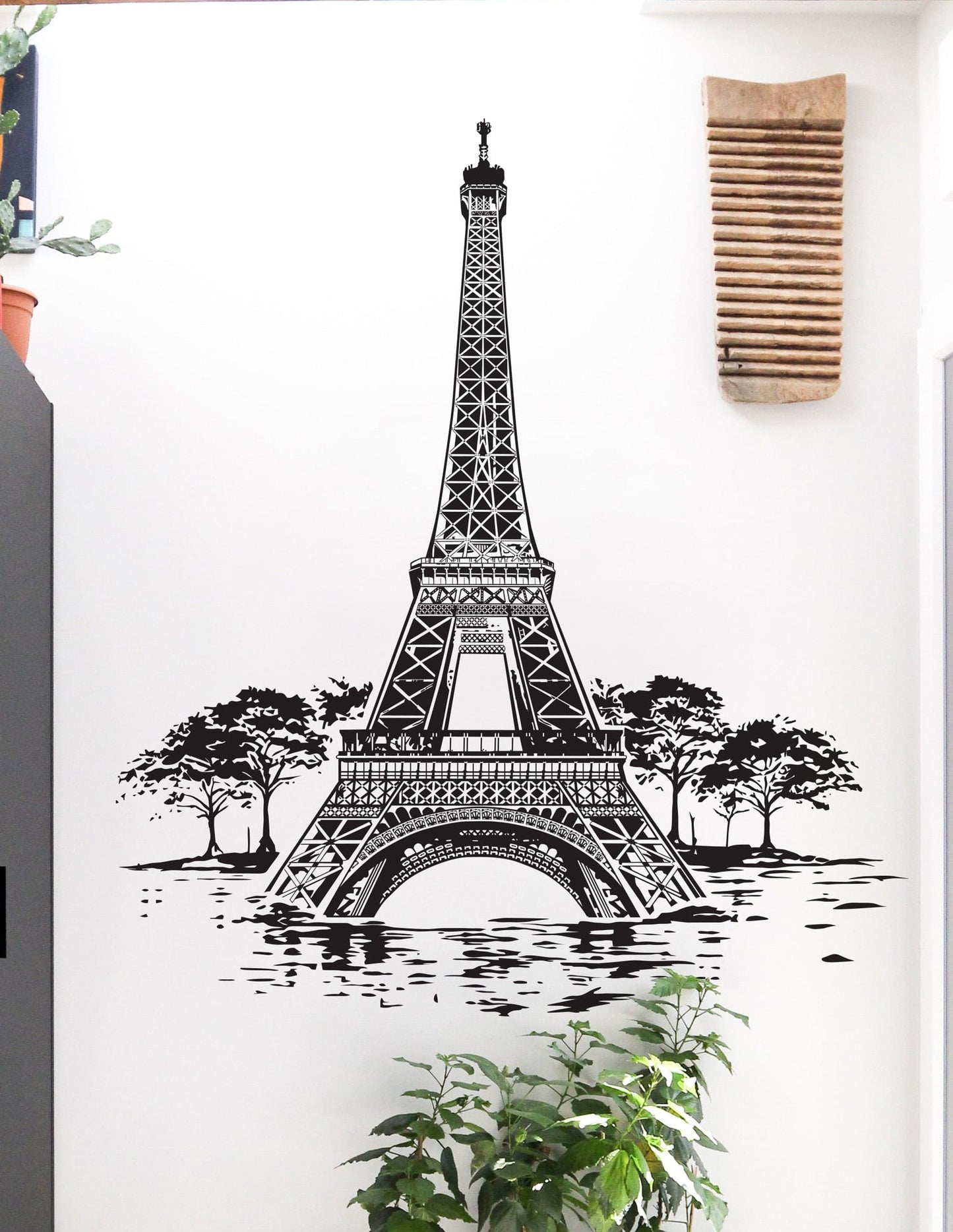 Eiffel Tower Wall Decal Sticker – Paris France Travel Theme Decor. #7036