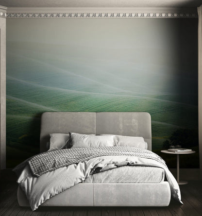 Tuscany Rolling Hills Meadow Wall Mural. Italian Countryside. #7053