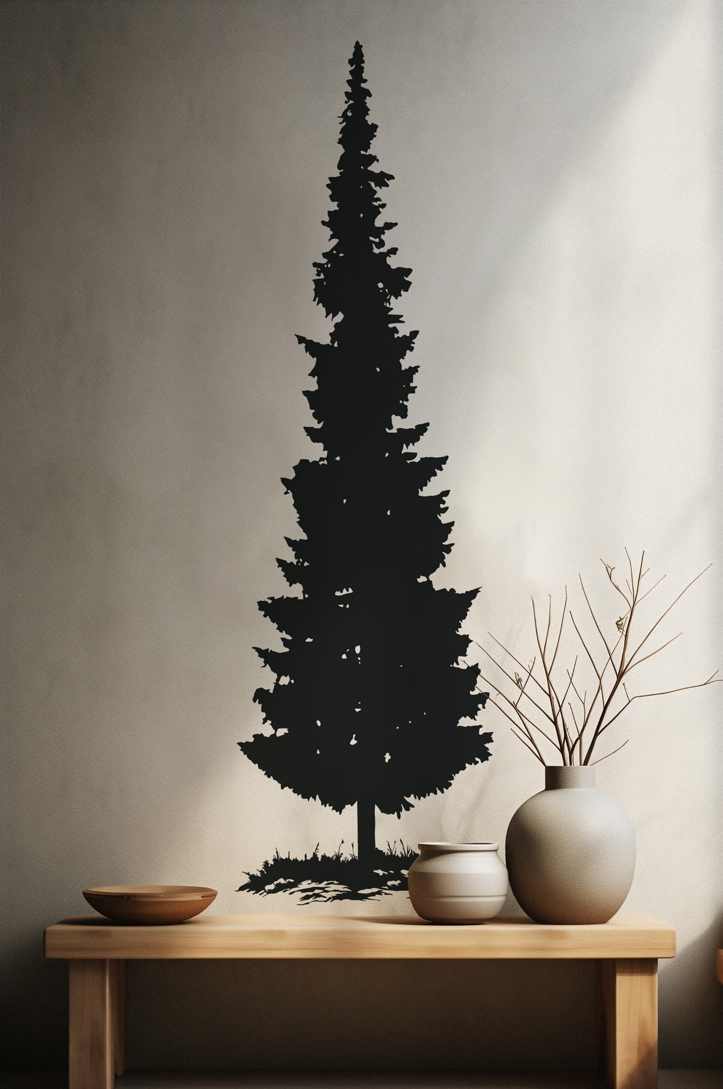 Pine Tree Wall Decals. Set of 2. #7070