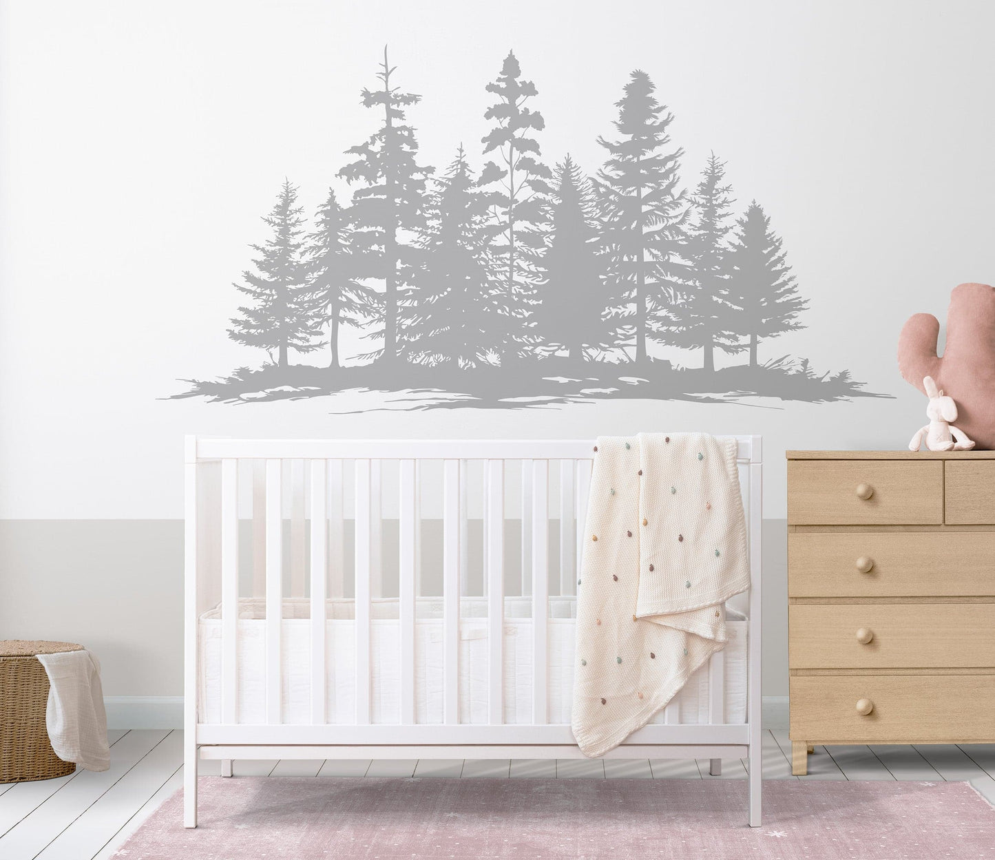 Woodland Forest Tree Wall Decal Sticker. #7083