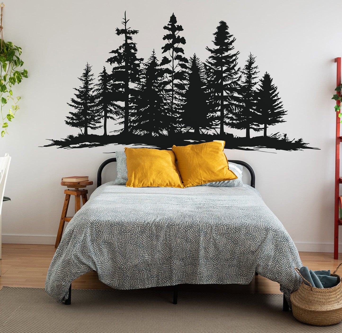 Woodland Forest Tree Wall Decal Sticker. #7083