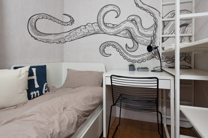 Nautical Octopus Tentacles Wall Decal Sticker. #7101