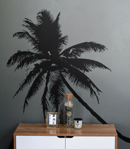 Tropical Palm Tree Wall Decal Sticker. #781