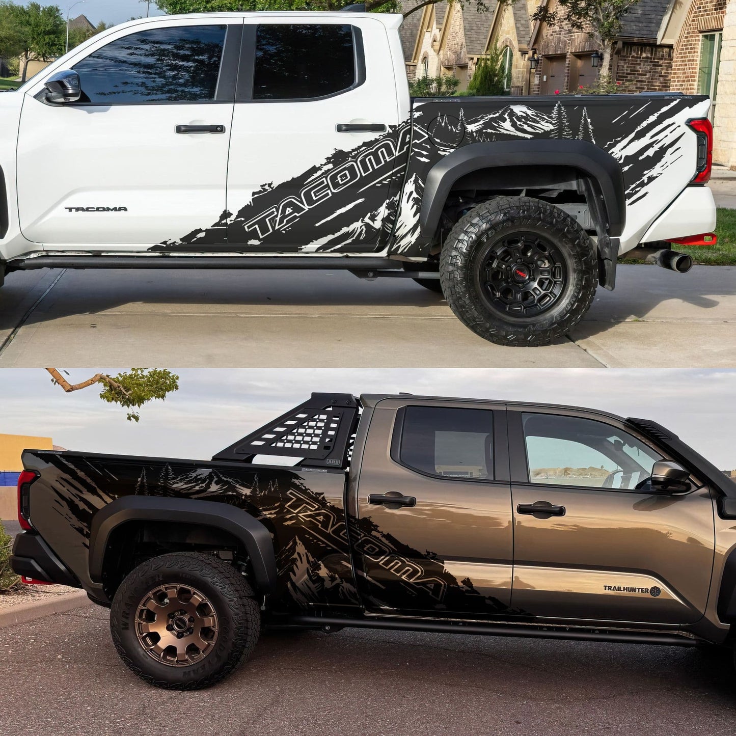 Tacoma Truck Decal Graphic Sticker. Mountain Off-Road Outlander. #7112