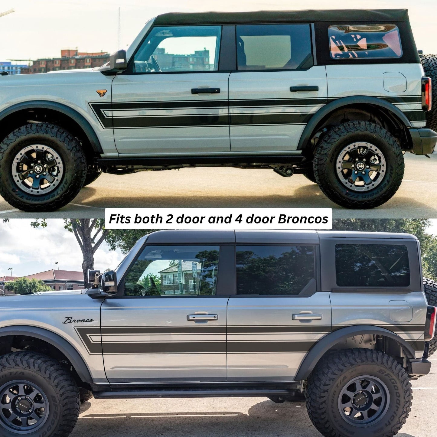 Stripes Graphic Decal for Ford Bronco. #7029