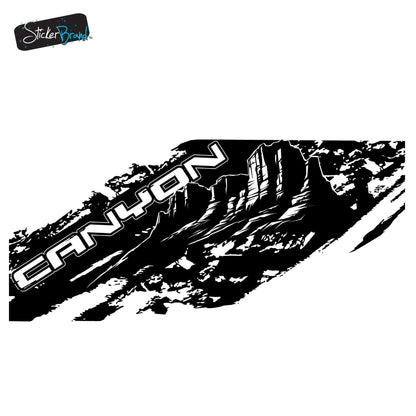 GMC Canyon Truck Mud Splash Vinyl Car Graphic Sticker. Set of 2. #7050