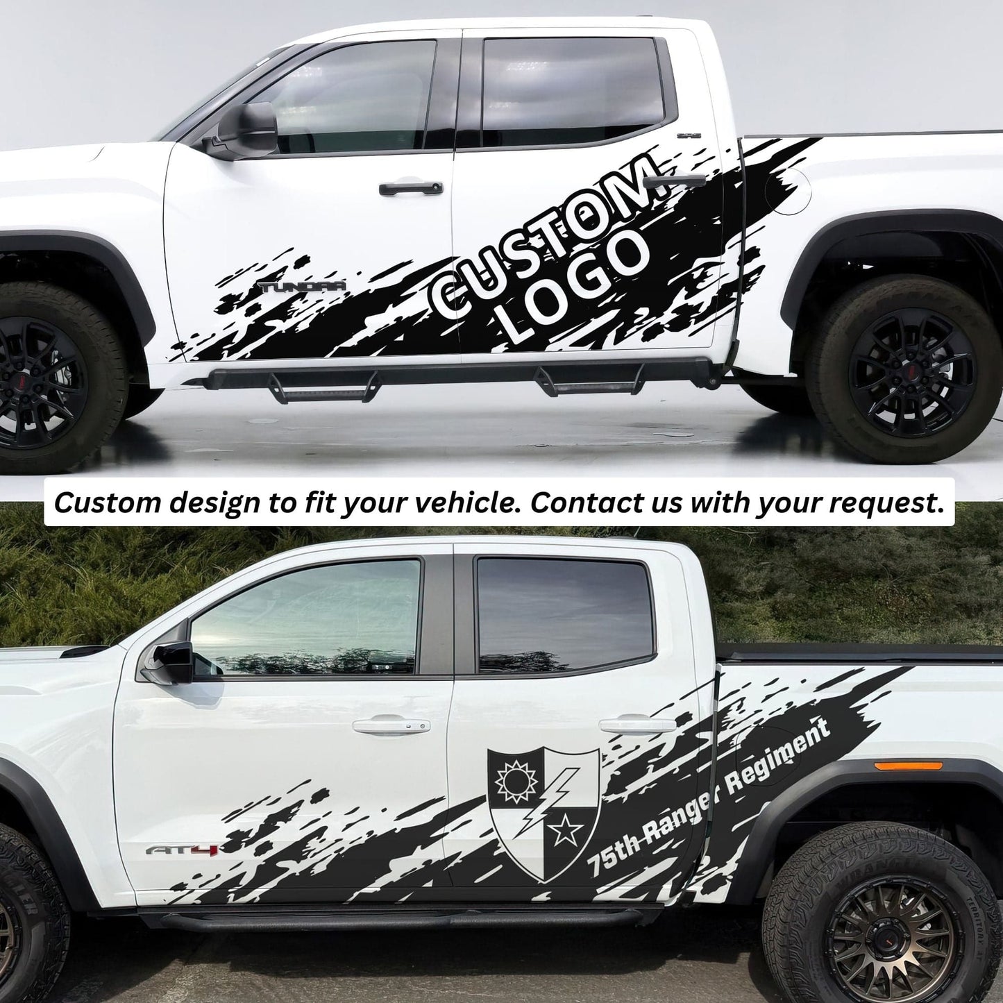 Custom Off Road Graphic Truck Decal Sticker. Personalized Logo for your Vehicle. #7009