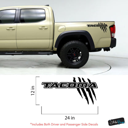 Toyota Tacoma Raptor Claw Decal Sticker. Set of 2. #7111