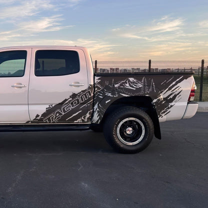 Tacoma Truck Decal Graphic Sticker. Mountain Off-Road Outlander. #7112