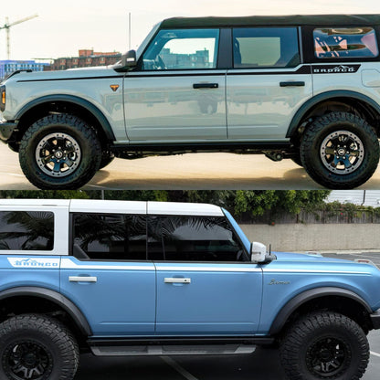 Offroad Overland Bronco Stripes Decal Sticker. #7035