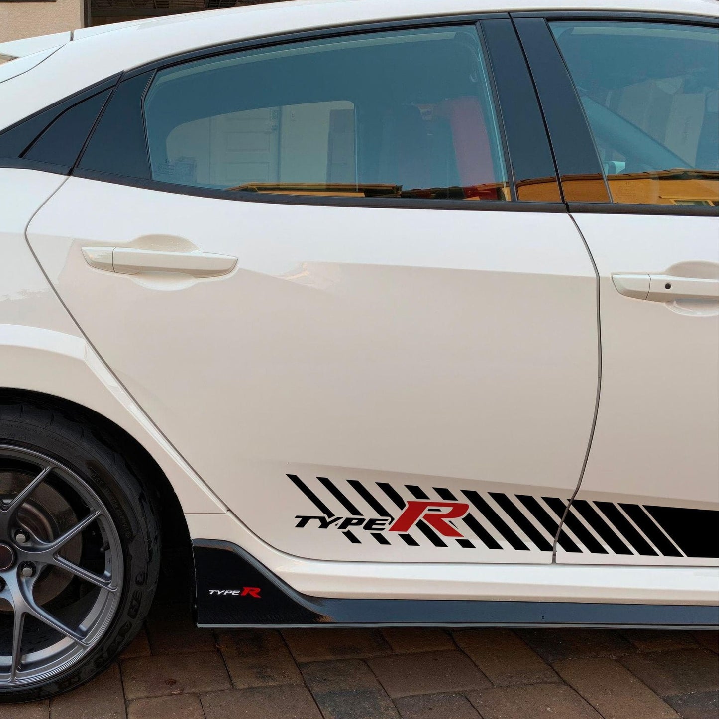 Honda Civic Type R Sticker Decal. Racing Stripes. #6803
