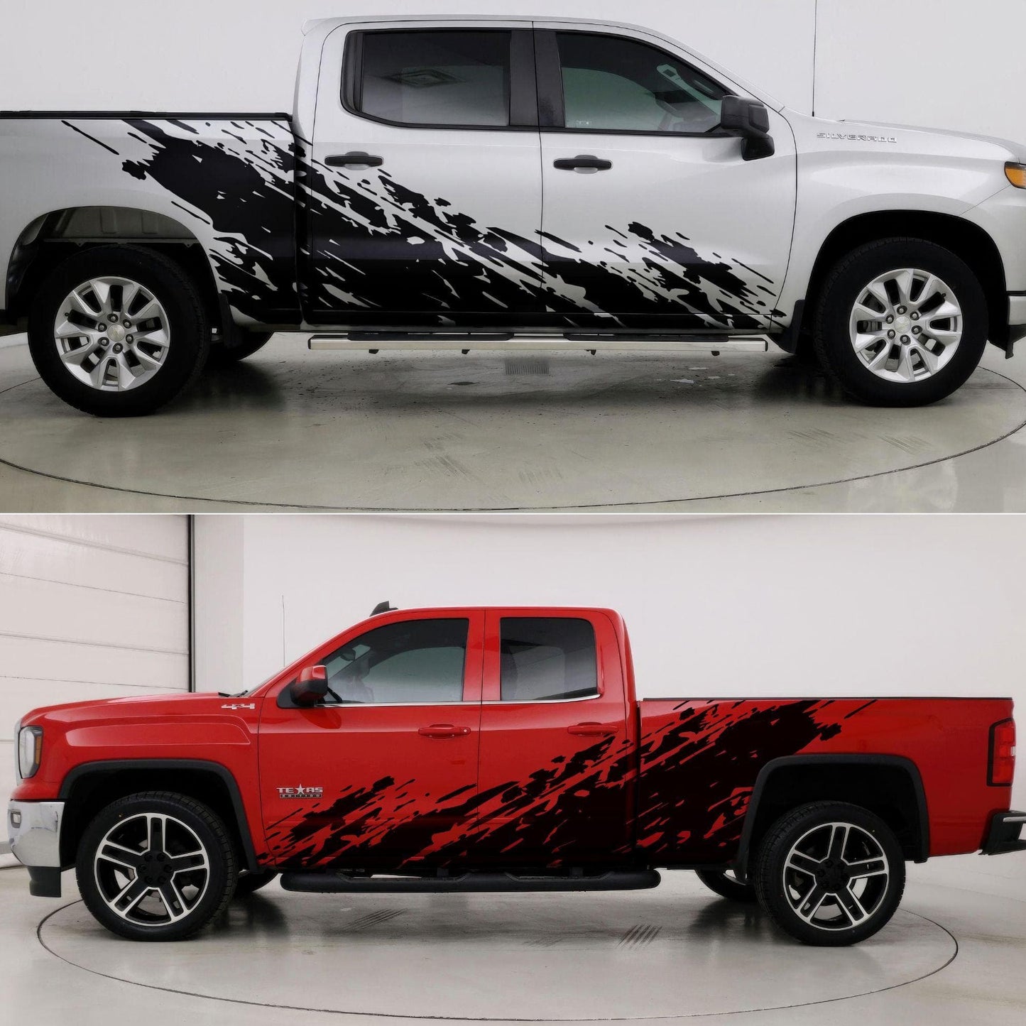 Truck Mud Splash Graphic Sticker. Silverado / GMC Sierra. #6898