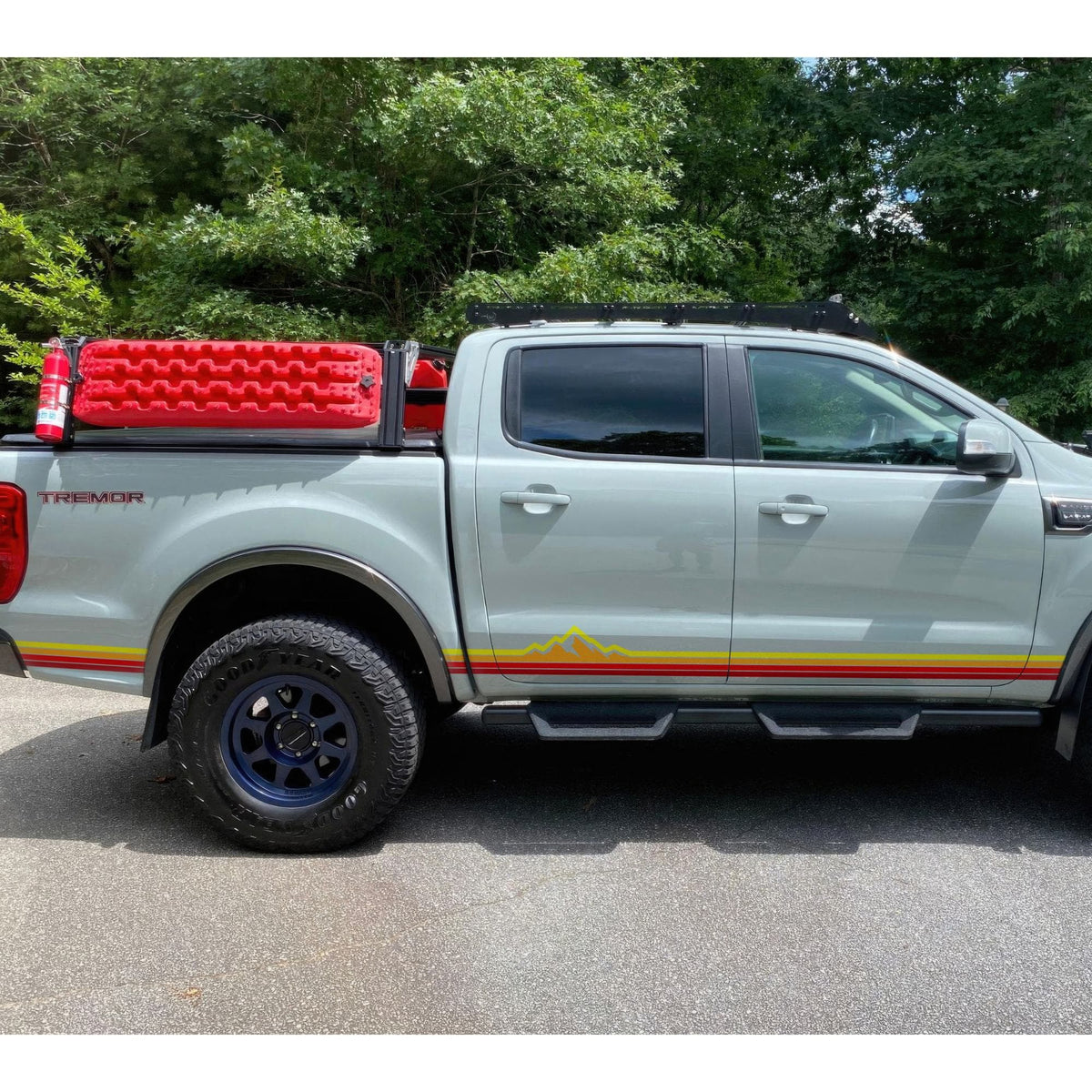 Mountain Truck / Car Decal. Overland Stripes Decal Sticker. Universal Fit for most Vehicles. #7122