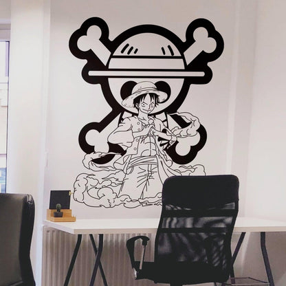 Sail the World with Future Pirate King Anime Wall Decal Sticker. #A1002