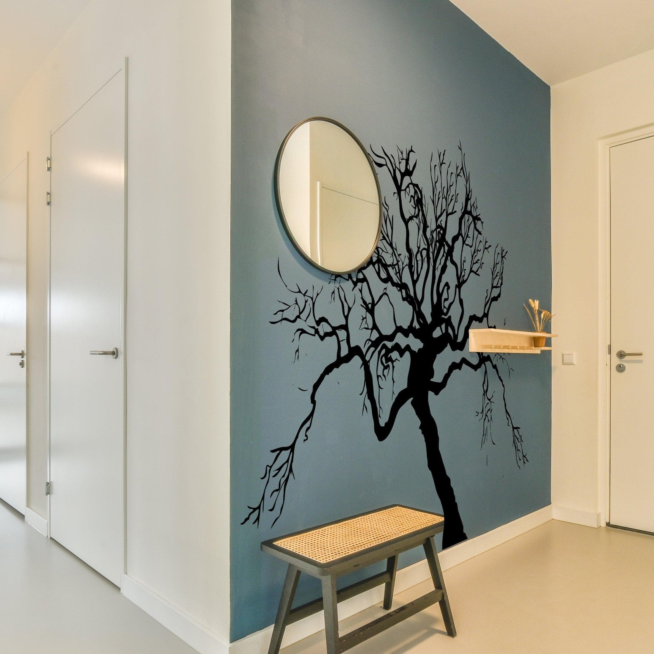 Scary Spooky Tree Bare Branches Wall Decal Ac221 Stickerbrand