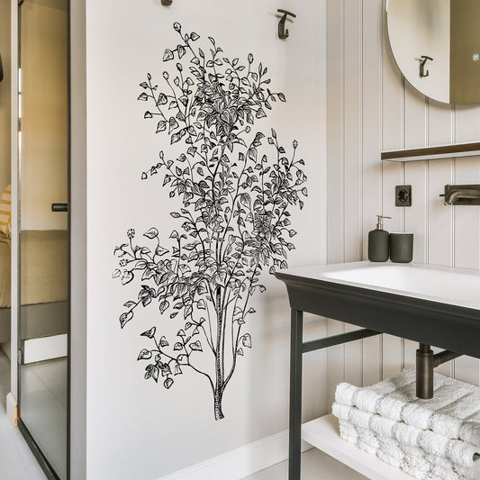 Tree Wall Decal Sticker. Nature Inspired Wall Decor. #6743