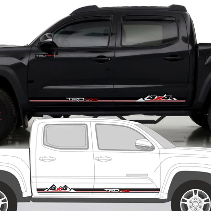 TRD Tacoma Side Rocker Panel Decal. #6790
