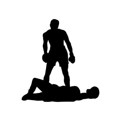 Boxing Knockout Wall Decal Sticker.  #OS_MB557