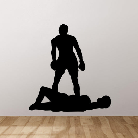 Boxing Knockout Wall Decal Sticker.  #OS_MB557