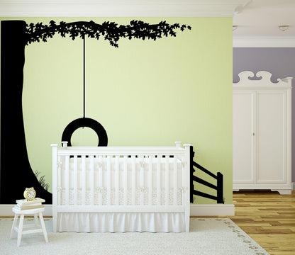 Kid's Room Tire Swing Wall Decal Sticker. #CMunn102