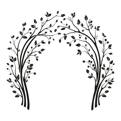 Wedding Arch Tree Branches and Leaves Wall Decal. Entry way Decoration. #6797