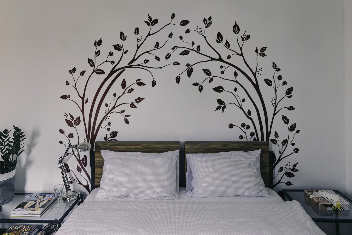 Wedding Arch Tree Branches and Leaves Wall Decal. Entry way Decoration. #6797