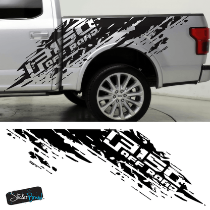F-150 Off Road Mud Splash Graphic Decal. #6791