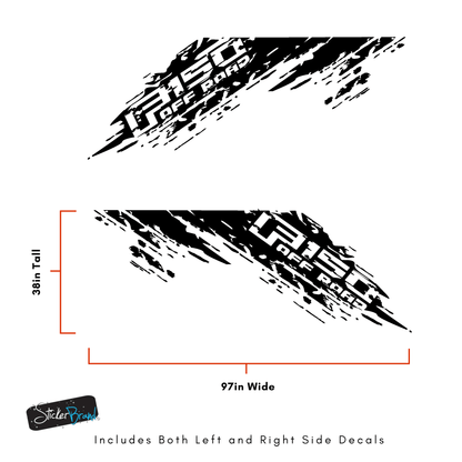 F-150 Off Road Mud Splash Graphic Decal. #6791