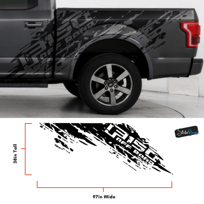 F-150 Off Road Mud Splash Graphic Decal. #6791