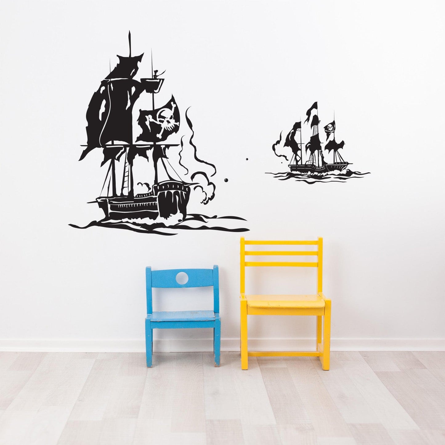 Pirate Ships Vinyl Wall Decal Sticker. #GFoster125