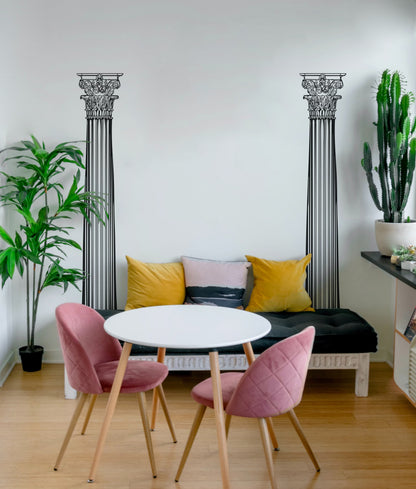 Greek Columns Wall Decal. (Set of 2 Columns) #JH222
