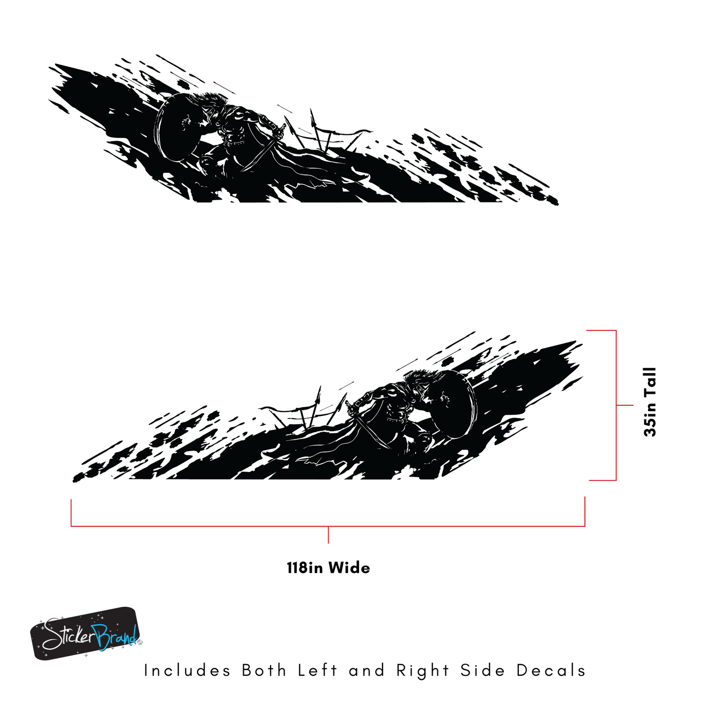 Gladiator Truck Decal Mud Splash for Jeep. #6796