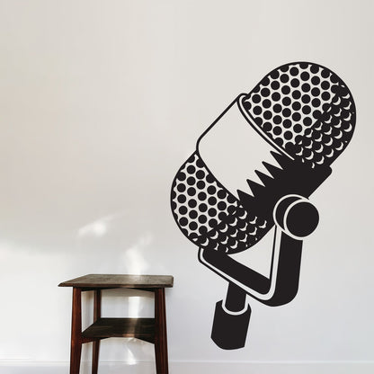 Music Microphone Vinyl Wall Decal Sticker. #KRiley106