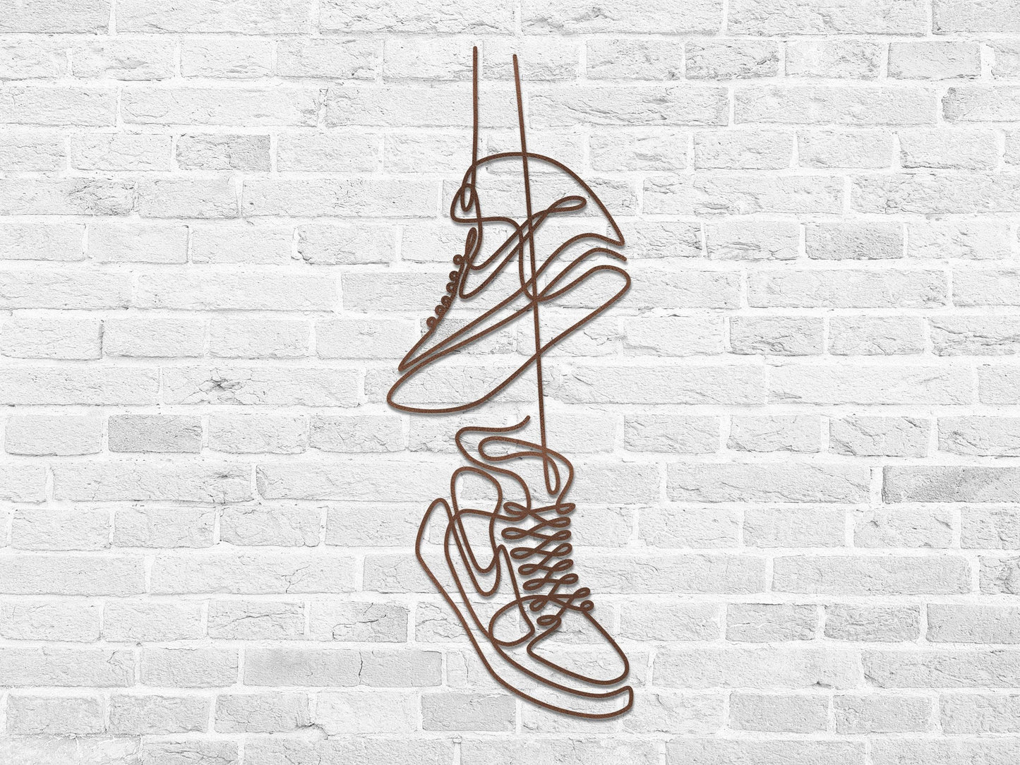 Hypebeast Sneaker Metal Wall Art. Sneakerhead Wall Art. Power Coated 18 Gauge Steel. #M1013