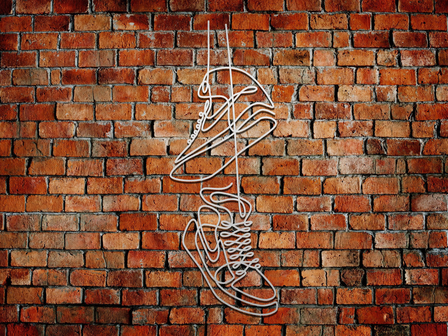 Hypebeast Sneaker Metal Wall Art. Sneakerhead Wall Art. Power Coated 18 Gauge Steel. #M1013