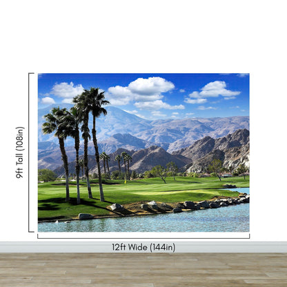 Palm Springs Golf Course Wallpaper Mural. #6979