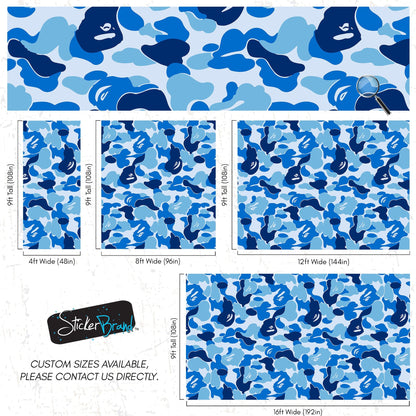 Bape Camo Wallpaper Mural. Green Camo Streetwear Hype Beast Aesthetics. #6662