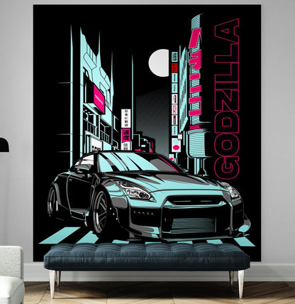 Nissan GTR Sports Car Wallpaper. Illustration of the iconic GTR. #6778