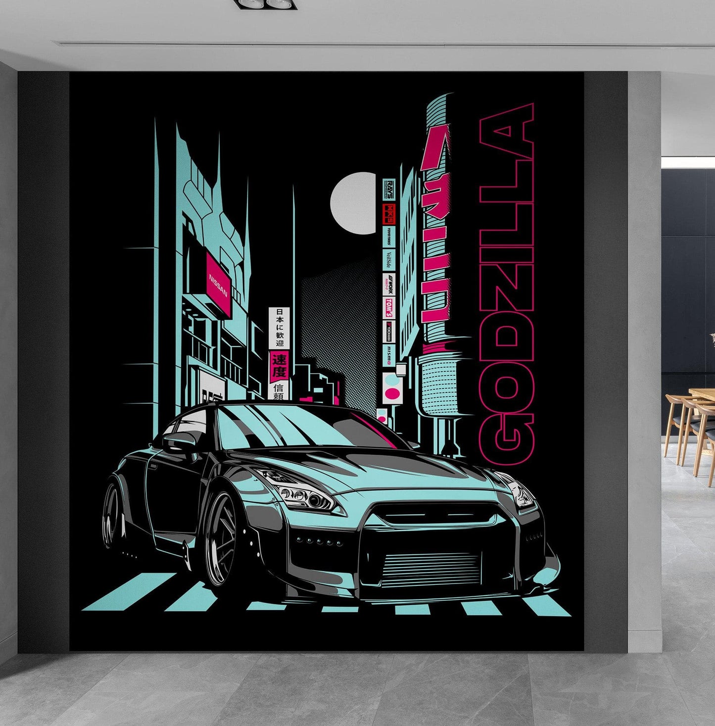 Nissan GTR Sports Car Wallpaper. Illustration of the iconic GTR. #6778