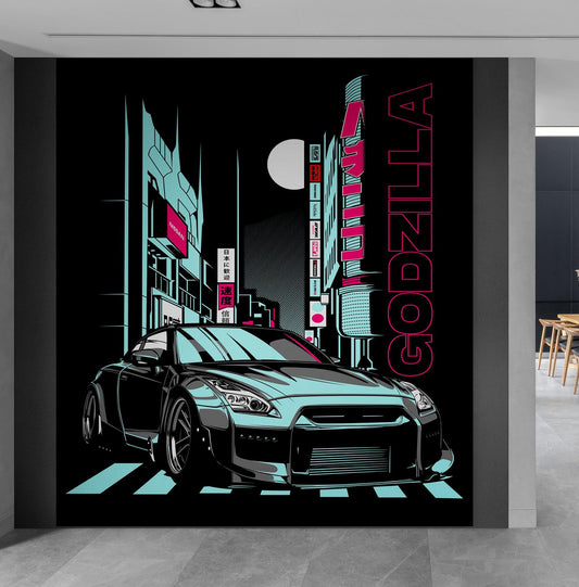 Nissan GTR Sports Car Wallpaper. Illustration of the iconic GTR. #6778