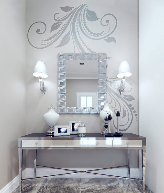 Swirly Vines Vinyl Wall Decal Sticker. #OS_AA365