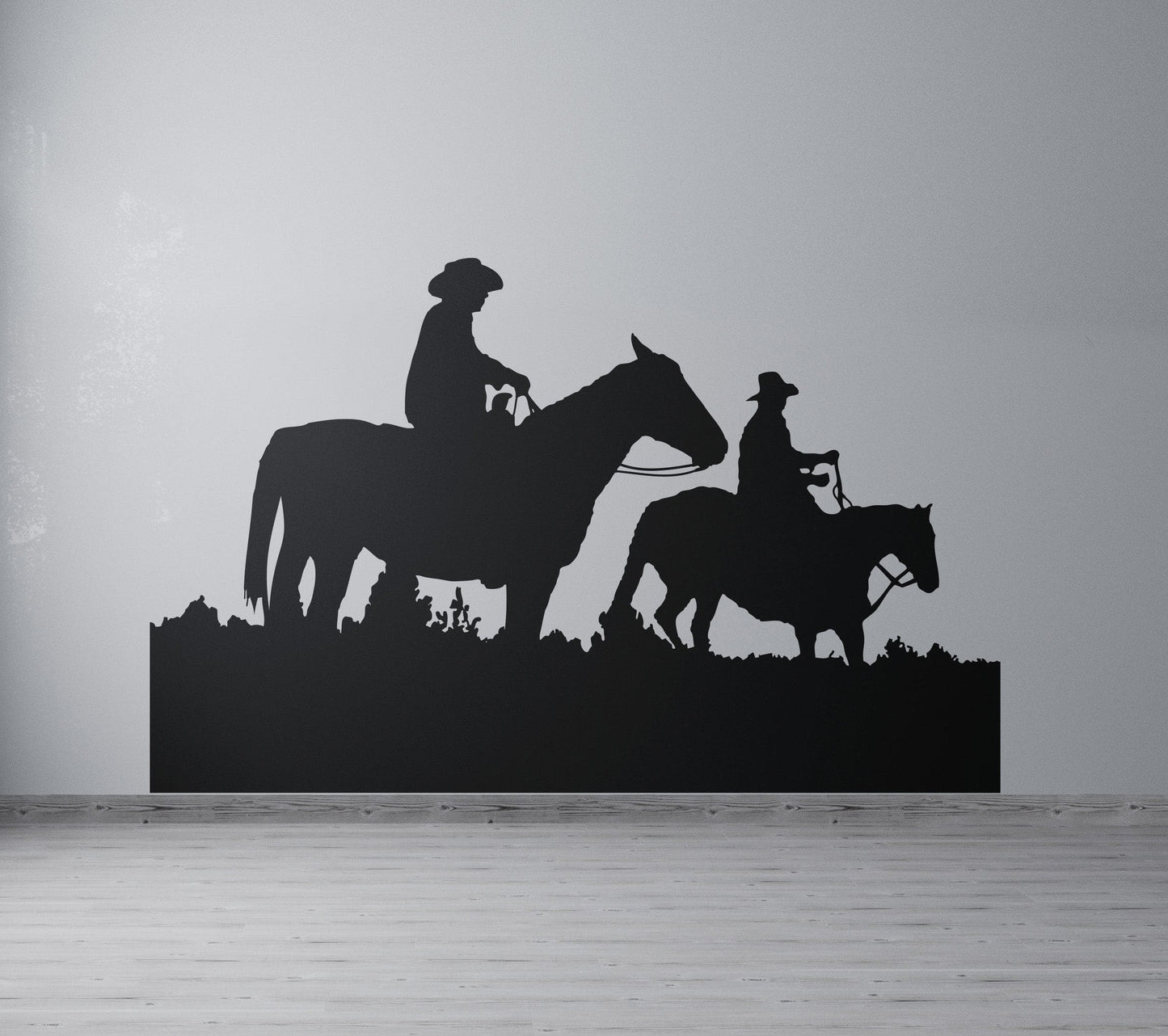 Horseback Riding Vinyl Wall Decal Sticker. Western Country Theme Decor. #OS_AA439