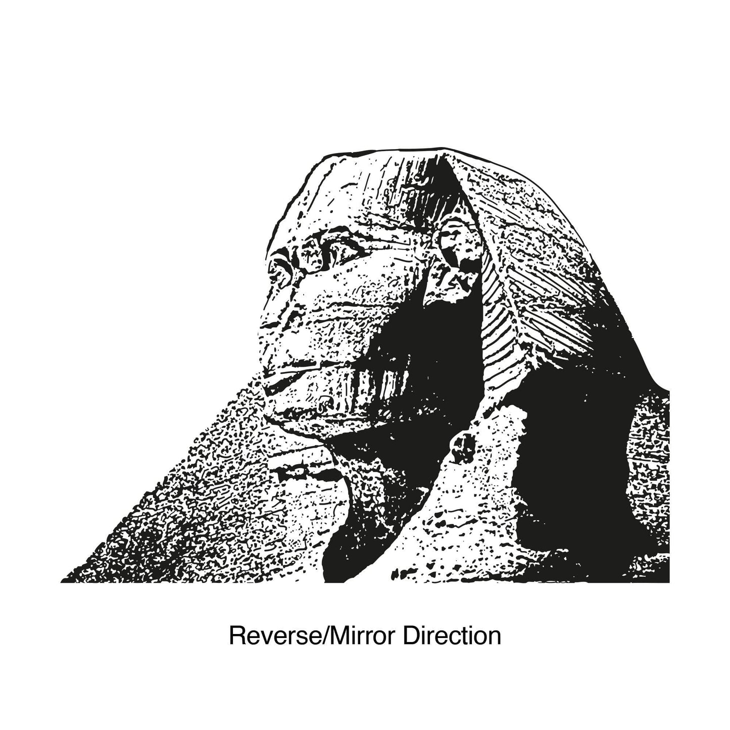 Egyptian Sphinx Wall Decal. #OS_AA537
