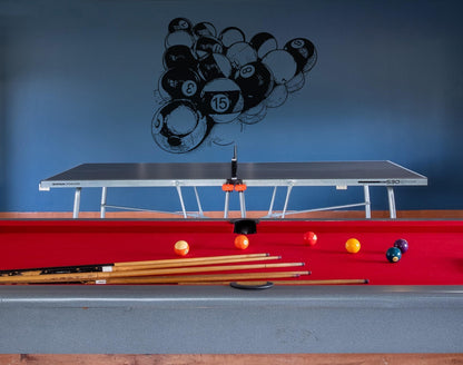 Billiard balls Wall Sticker. Pool Cue Wall Decal. Game Room Wall Decor. #OS_AA681