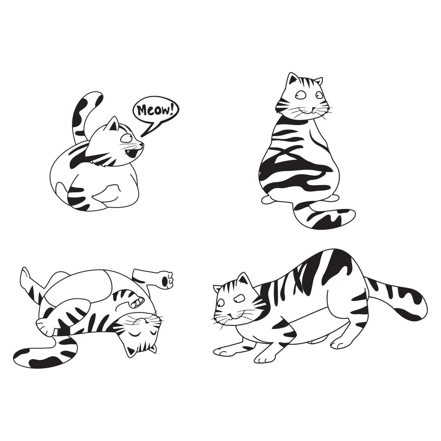 Cats Vinyl Wall Decal Sticker. #OS_DC349