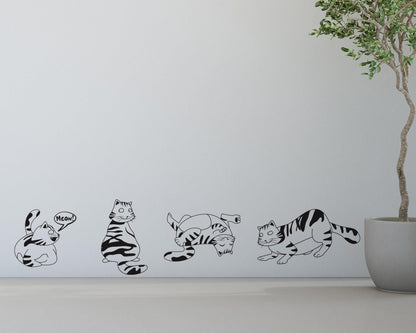 Cats Vinyl Wall Decal Sticker. #OS_DC349