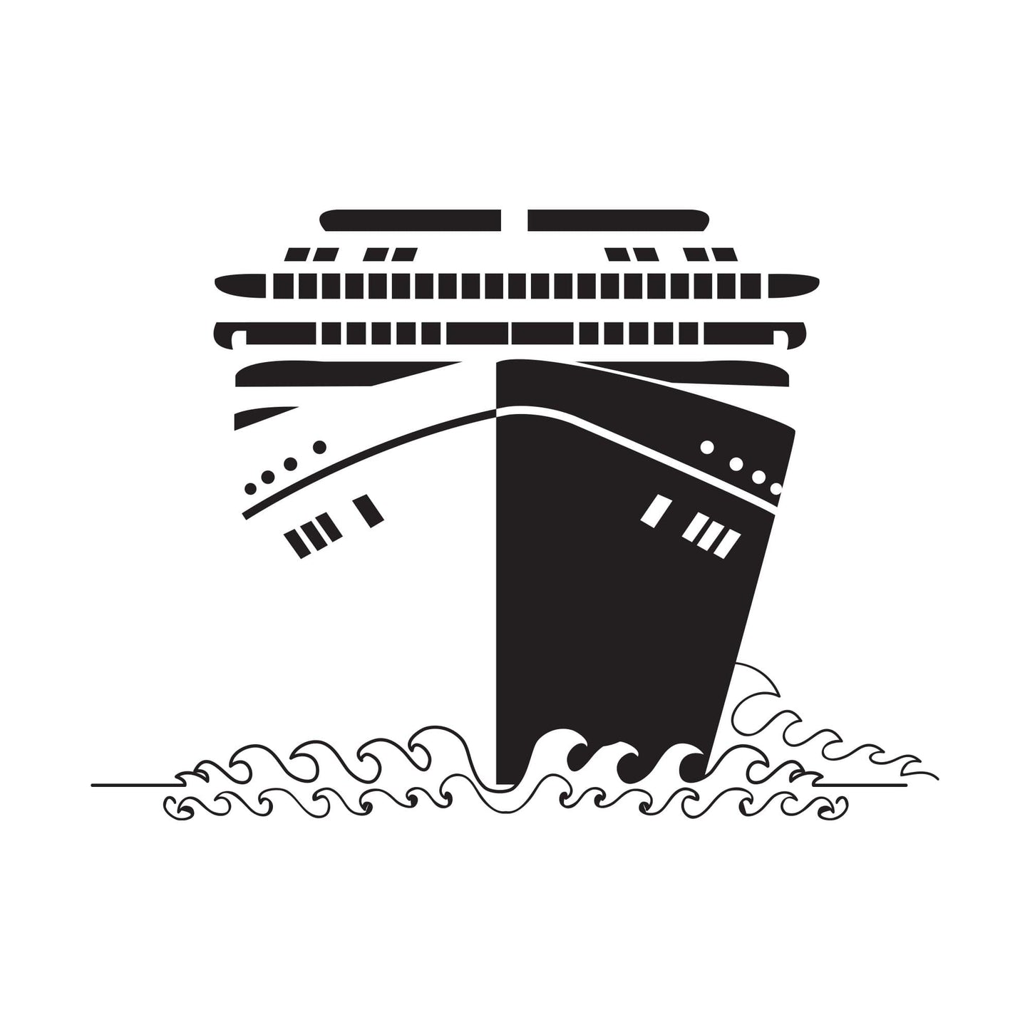 Cruise Ship Wall Decal Sticker #OS_DC749