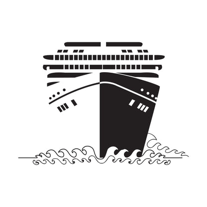 Cruise Ship Wall Decal Sticker #OS_DC749